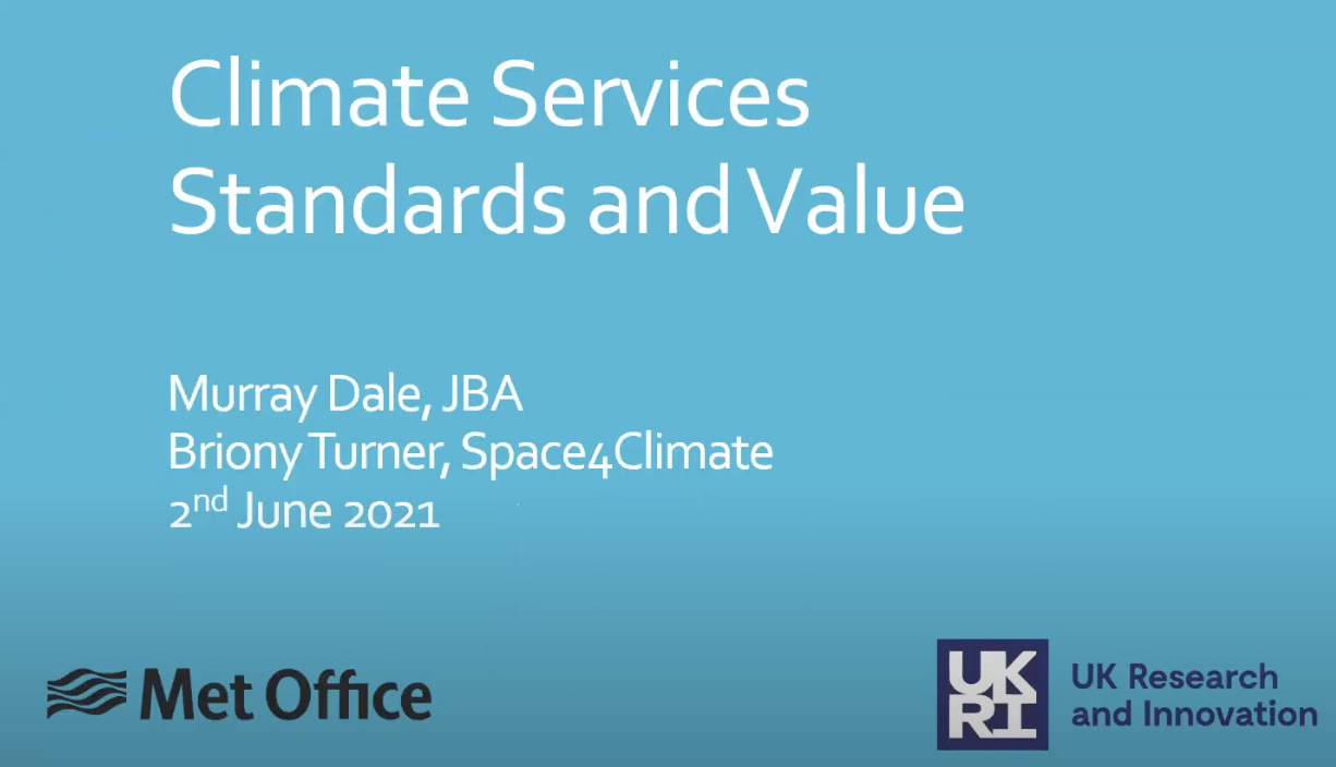 What are Climate Services