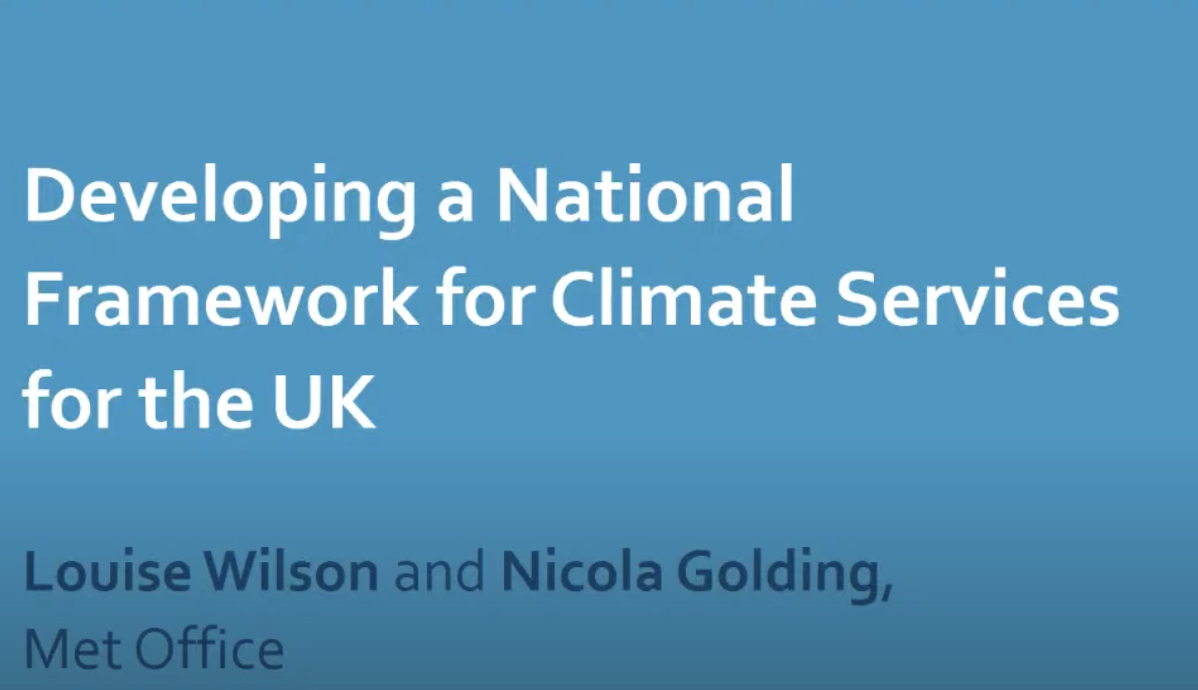 What are Climate Services